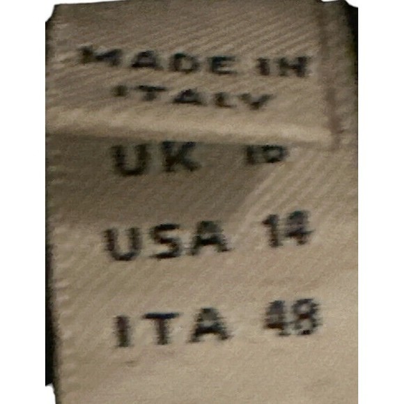 Burberry Women’s Button Up Jacket Made In Italy Black Sz 14 - Picture 3 of 11